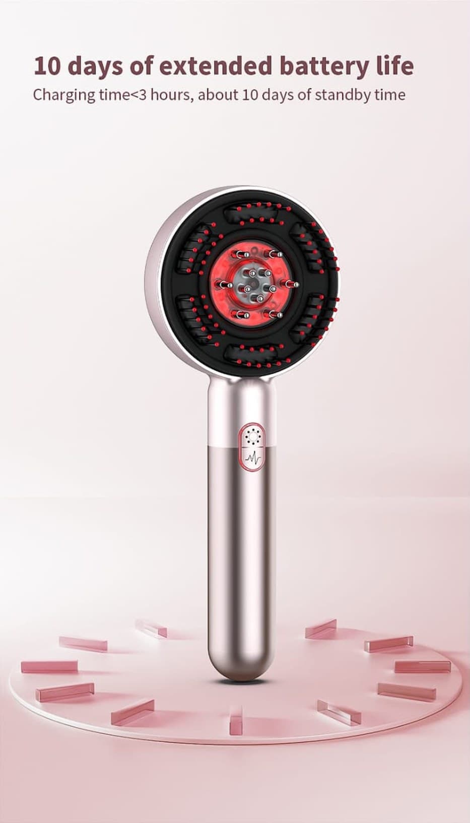 Red Light Scalp Massage Comb