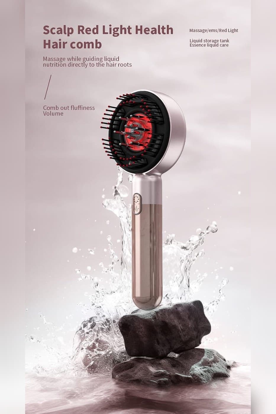Red Light Scalp Massage Comb