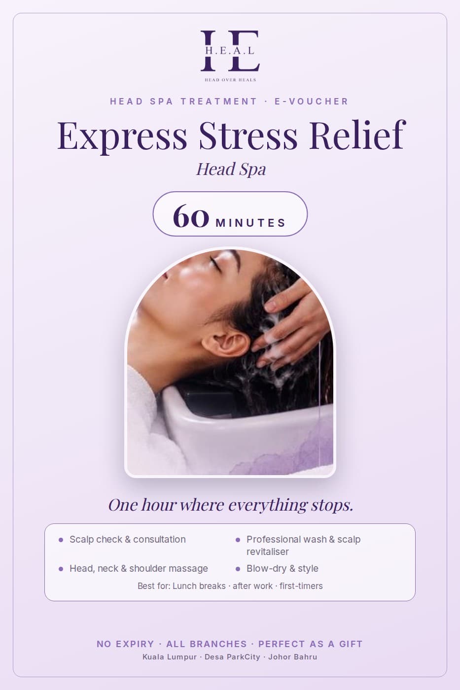Spa Kepala Express Stress Relief