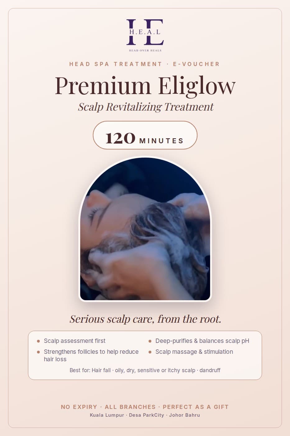Rawatan Premium Eliglow Scalp Revitalizing